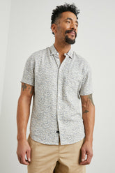 CARSON SHIRT - SPRING BLOSSOM PARCHMENT